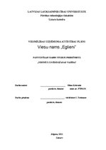 Biznesa plāns 'Viesmīlības uzņēmuma attīstības plāns. Viesu nams "Eglieni"', 1.