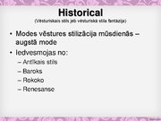 Prezentācija 'Retro stili - stilistika', 3.