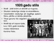 Prezentācija 'Retro stili - stilistika', 27.