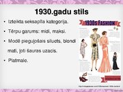 Prezentācija 'Retro stili - stilistika', 33.
