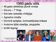 Prezentācija 'Retro stili - stilistika', 46.
