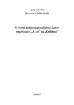 Referāts 'Modernā mārketinga attīstības faktori uzņēmumos "Avon" un "Oriflame"', 1.