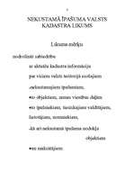 Konspekts 'Kadastra normatīvā bāze', 4.