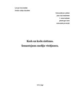 Referāts 'Kods un kodu sistēmas', 1.
