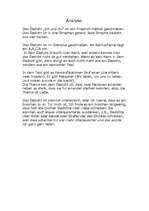 Eseja 'Dzejoļa analīze', 1.