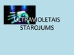 Prezentācija 'Ultravioletais starojums', 1.