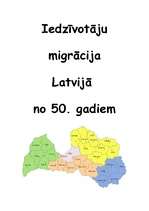 Referāts 'Latviešu migrācija sākot no 1950.gada līdz mūsdienām', 1.