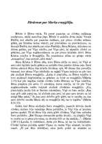 Eseja 'Pārdomas par Marka evaņģēliju', 1.