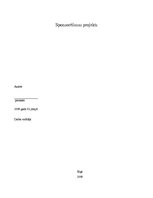 Konspekts 'Sponsorēšanas projekts', 1.