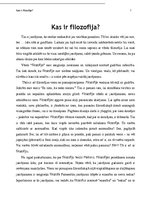 Eseja 'Kas ir filosofija', 1.