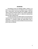 Referāts 'The Sociocultural Environment (Cultural Differences in International Marketing)', 3.