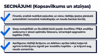 Prezentācija 'Likviditāte, rentabilitāte un apritīgums: praktiskā finanšu analīze (FP&A)', 12.