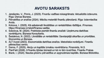 Prezentācija 'Likviditāte, rentabilitāte un apritīgums: praktiskā finanšu analīze (FP&A)', 13.