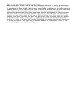 Eseja 'What is the most important quality in a friend', 1.