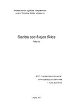 Referāts 'Saziņa sociālajos tīklos', 1.