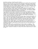 Eseja 'Should athletics be allowed in American high schools?', 1.