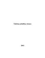 Referāts 'Telefona attīstības vēsture', 1.