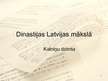 Prezentācija 'Dinastijas latviešu mākslā. Kalniņu dzimta', 1.