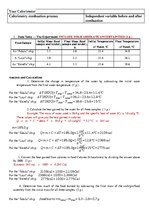 Konspekts 'Soda Can Calorimeter: Energy Content of Food', 2.