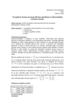 Paraugs 'Neregulāras formas ķermeņa blīvuma noteikšana ar hidrostatiskās svēršanas metodi', 1.