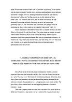 Diplomdarbs 'Characterization of Harry in J.K.Rowling`s "Harry Potter and the Half-Blood Prin', 33.