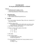 Konspekts 'Īso un garo patskaņu jaukšanas novēršana', 1.