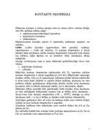 Konspekts 'Elektro kontaktu materiāli', 1.