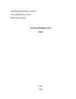 Referāts 'Latviešu mitoloģiskās zīmes - Jumis', 1.