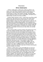 Eseja 'Alīnes raksturojums', 1.