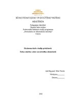 Konspekts 'Integrēta mācību stunda 2.klasei ar dabaszinību dominanti', 1.