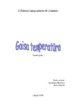 Konspekts 'Gaisa temperatūra', 1.