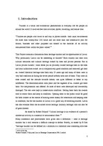 Referāts 'Latvian Historical Heritage - Good Challenge for Tourists', 3.