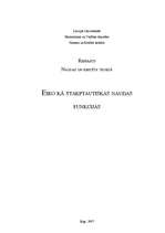 Referāts 'Eiro kā starptautiskas naudas funkcijas', 1.