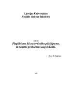 Referāts 'Plaģiātisms kā autortiesību pārkāpums, tā radītās problēmas augstskolās', 1.