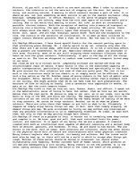 Eseja 'On Going Indoors', 1.