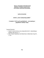 Konspekts 'NATO un ES paplašināšanās - Austrumeiropas ģeopolitiskās situācijas maiņa', 1.