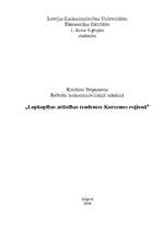 Referāts 'Lopkopības attīstības tendences Kurzemes reģionā', 1.