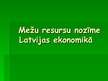 Prezentācija 'Meža resursu nozīme Latvijas ekonomikā', 1.