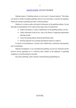 Diplomdarbs 'Azartspēļu nozare Latvijā un tās finanšu analīze', 3.