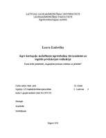 Referāts 'Agro kartupeļu audzēšanas agrotehnika, tās izmaksas un iegūtās produkcijas reali', 1.