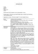 Paraugs 'Stundas plāns', 1.