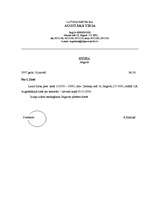 Paraugs 'Lietvedības dokumentu paraugi', 9.