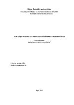 Paraugs 'Atsevišķu dokumentu veidu izstrādāšana un noformēšana', 1.