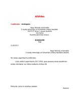 Paraugs 'Atsevišķu dokumentu veidu izstrādāšana un noformēšana', 3.