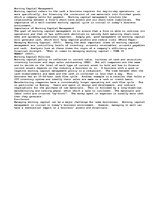 Eseja 'Working Capital Management', 1.