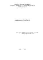 Referāts 'Juridiskais pozitīvisms', 1.