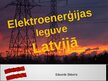 Prezentācija 'Elektroenerģijas ieguve Latvijā', 1.