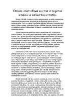 Eseja 'Etanola izmantošanas pozitīvā un negatīvā ietekme uz sabiedrības attīstību', 1.