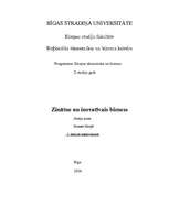 Konspekts 'Zinātne un inovatīvais bizness', 1.