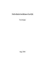 Referāts 'Lielveikalu ienākšana Latvijā', 1.